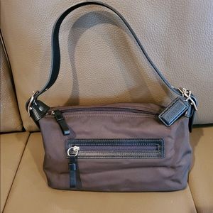 Coach brown/black purse - like new